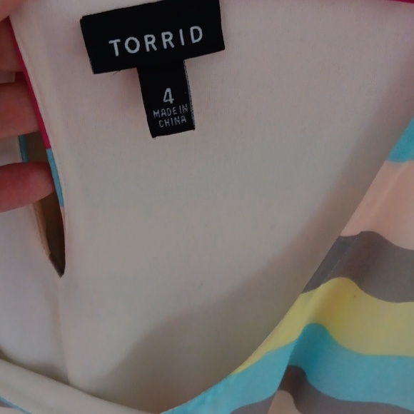 Torrid Sleeveless Striped Dress - Picture 5 of 5